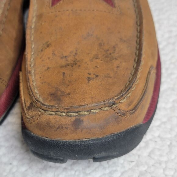 Cole Haan Shoes Men's Size 13M Country Moc Toe Oxford Tan Maroon C00970 - Picture 3 of 9